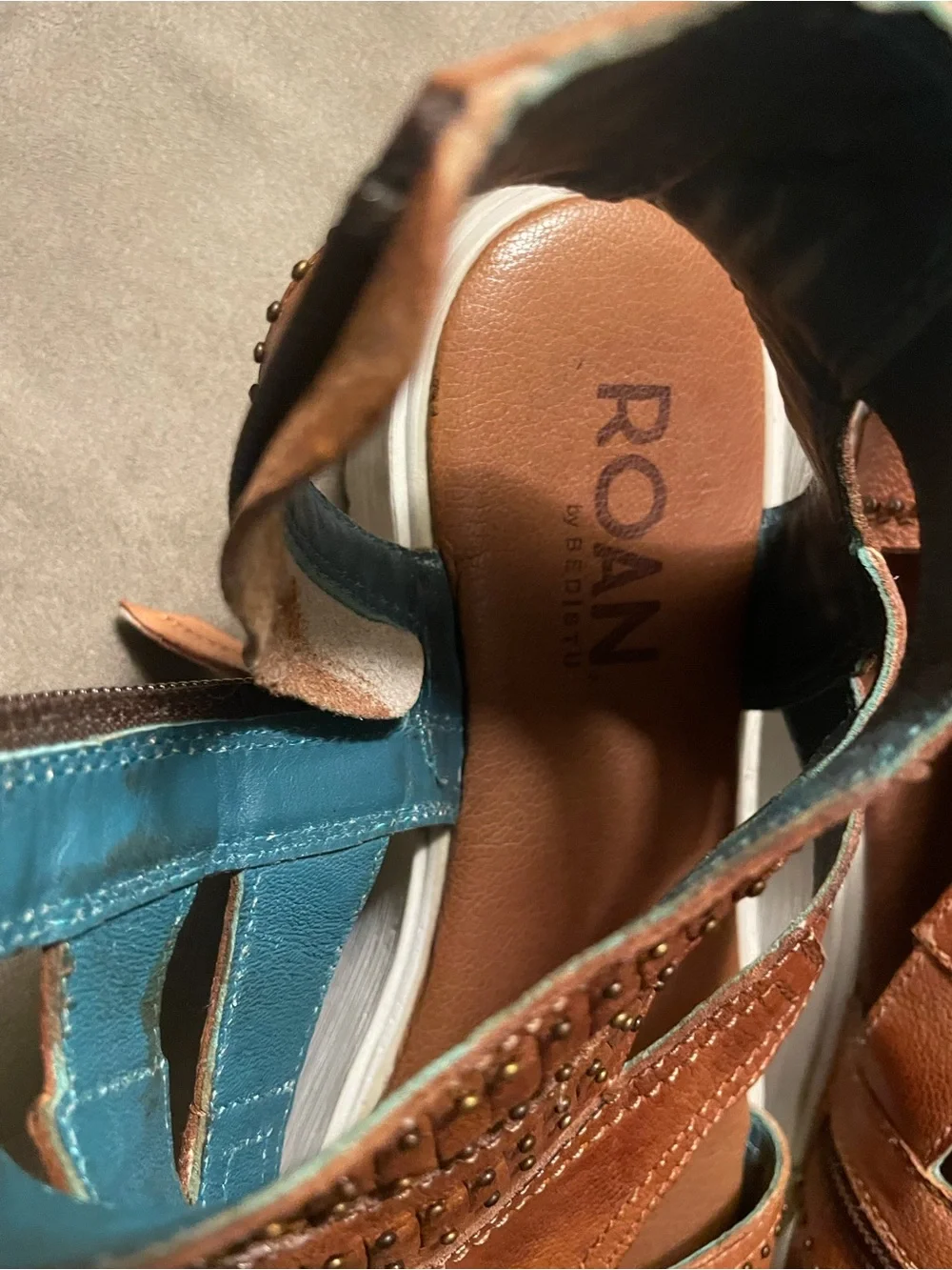 Bed Stu Roan Leather Sandals